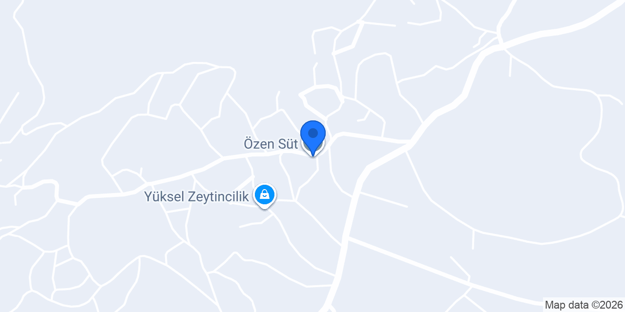 Özen Süt konumu