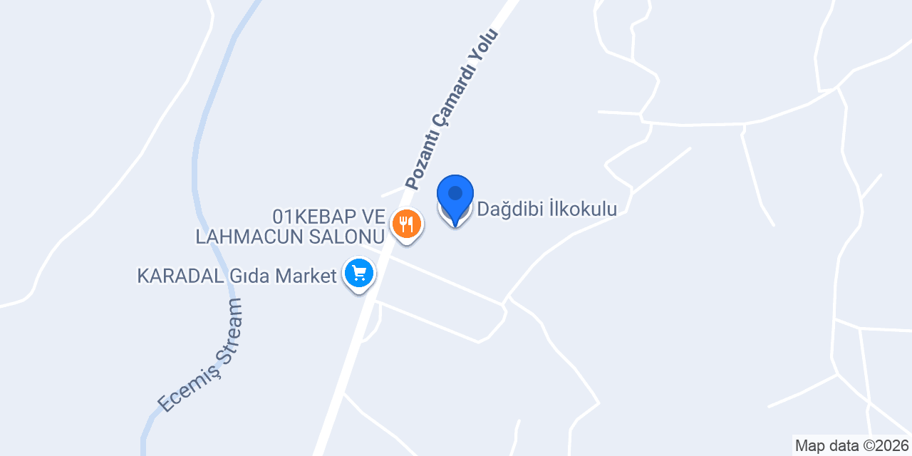 Dağdibi İlkokulu konumu