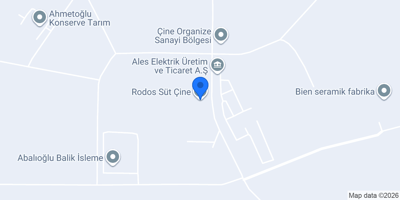 Rodos Süt Çine konumu