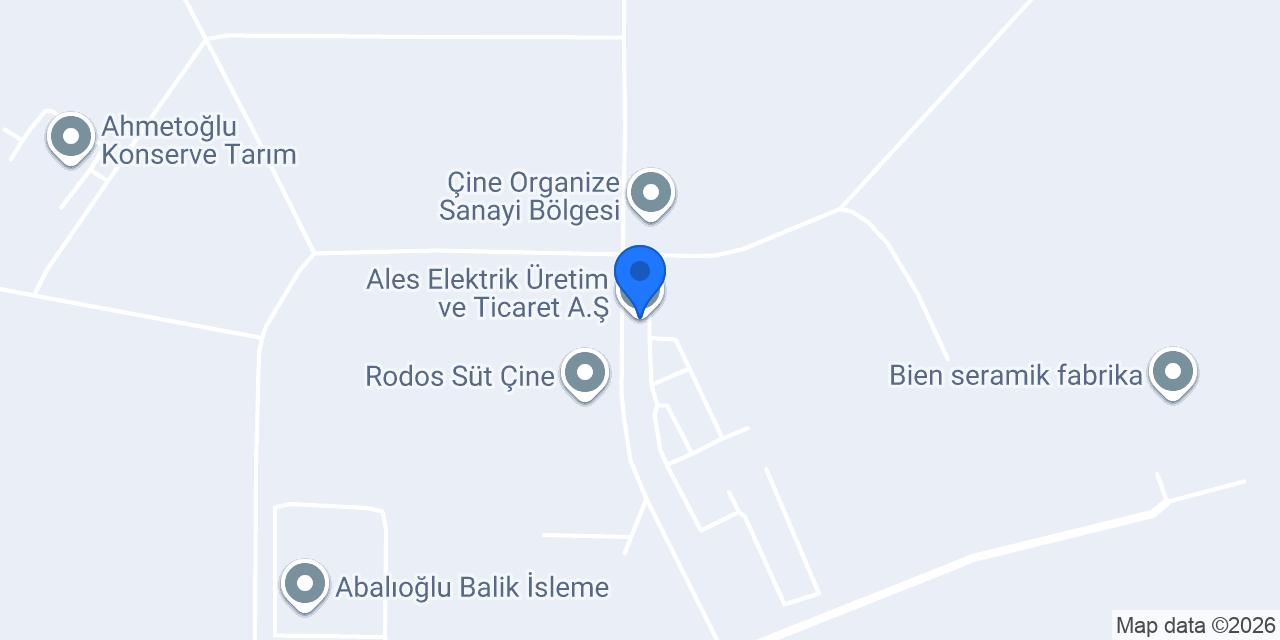 Ales Elektrik Üretim ve Ticaret A.Ş konumu