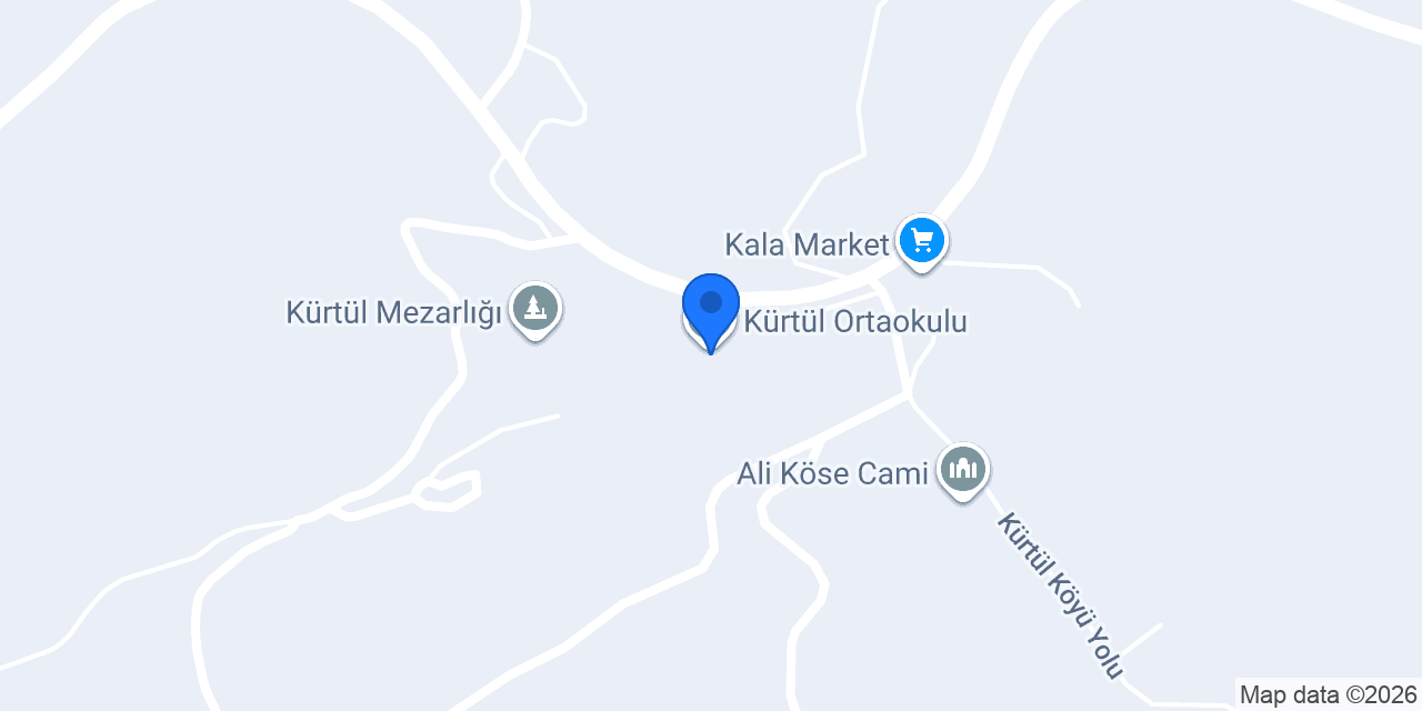 Kürtül Ortaokulu konumu