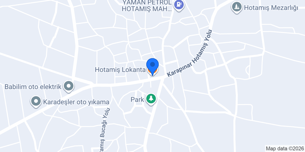 Hotamiş Lokanta konumu