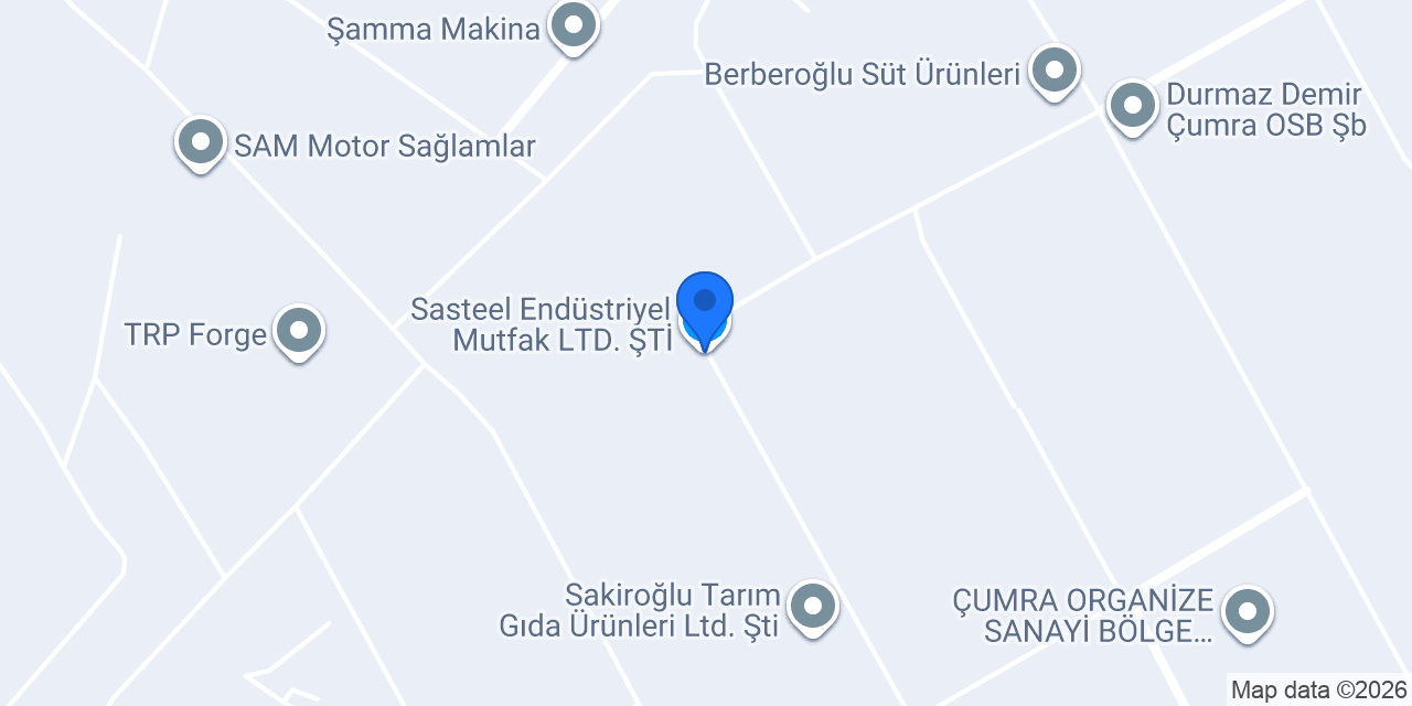 Sasteel Endüstriyel Mutfak LTD. ŞTİ. konumu