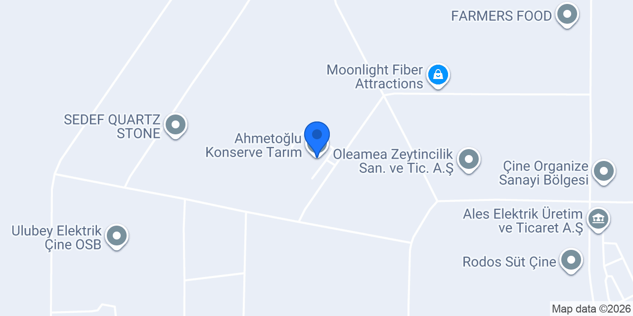 Ahmetoğlu Konserve Tarım konumu