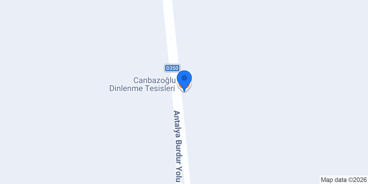 Canbazoğlu Dinlenme Tesisleri konumu