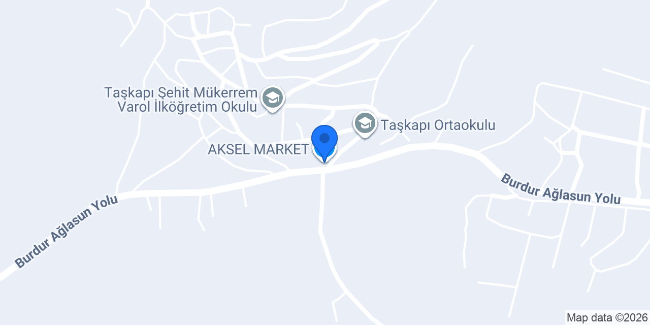 AKSEL MARKET konumu