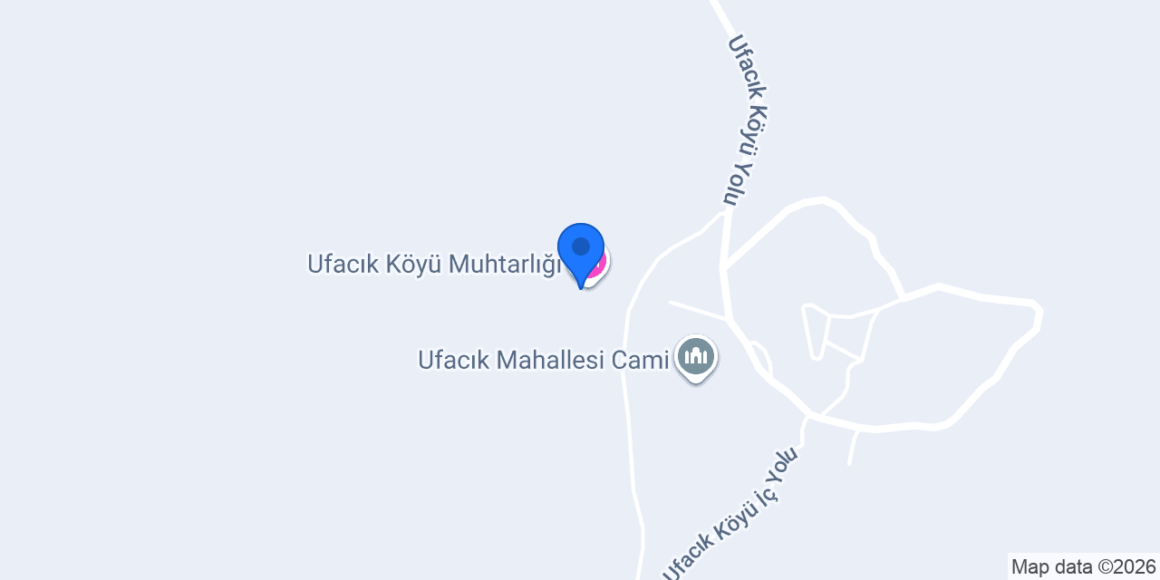 Ufacık Köyü Muhtarlığı konumu