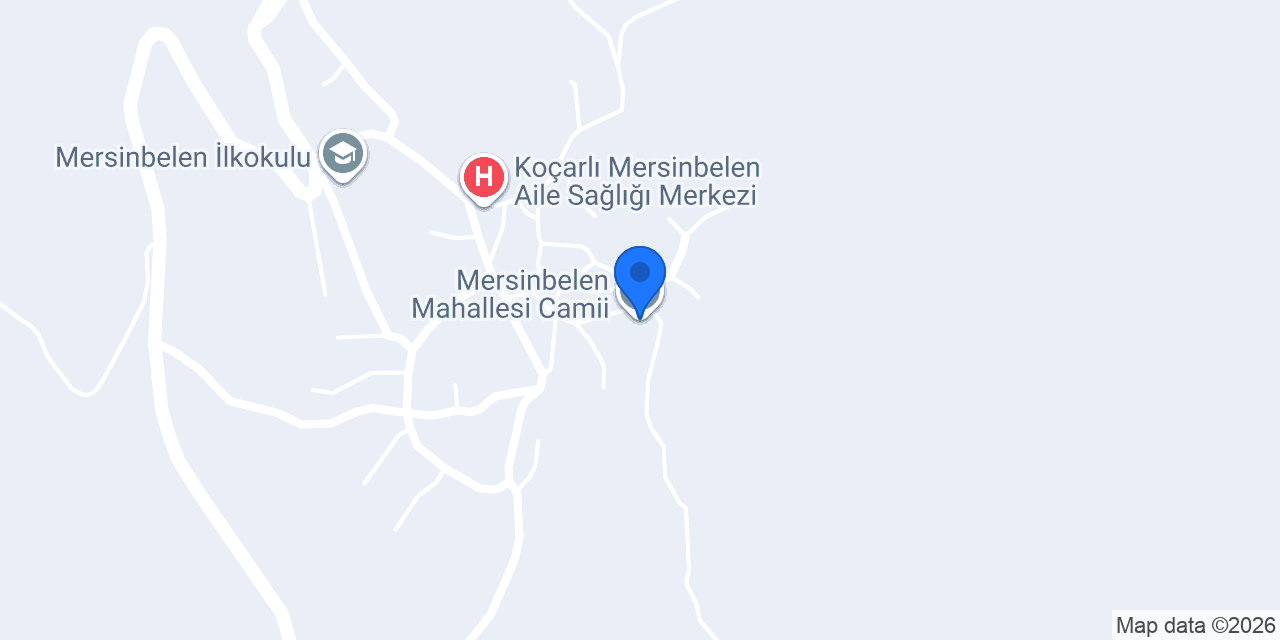 Mersinbelen Mahallesi Camii konumu