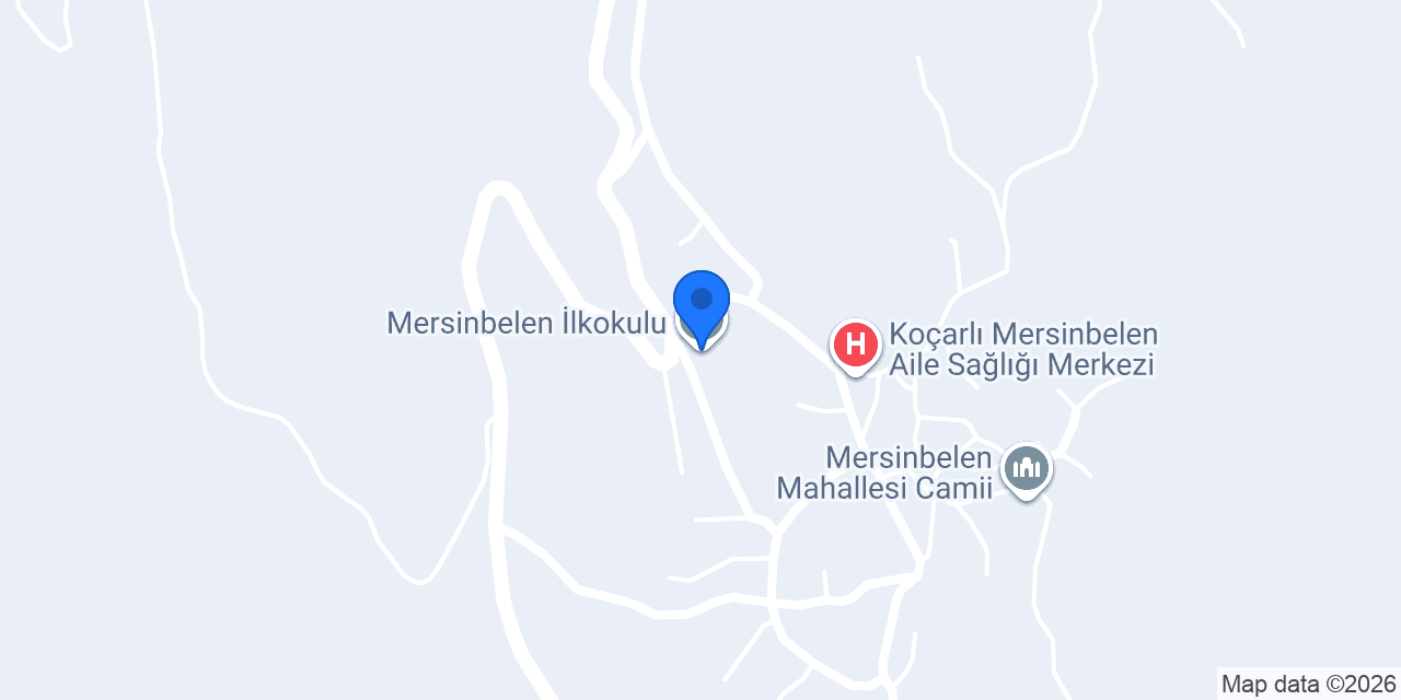 Mersinbelen İlkokulu konumu