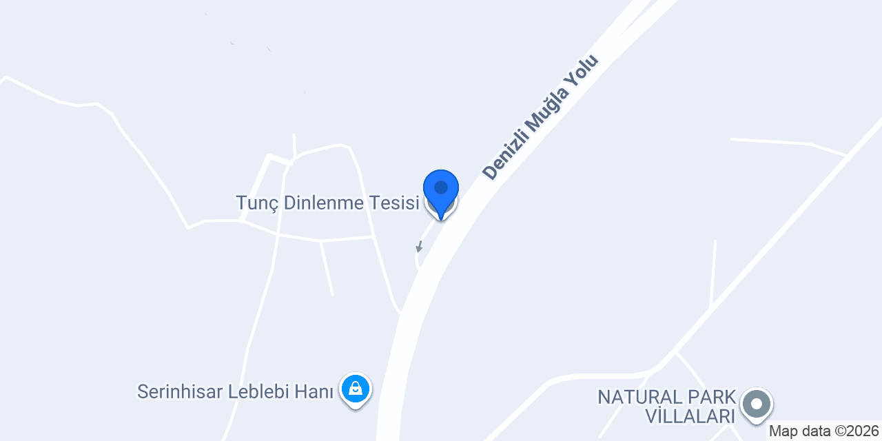 Tunç Dinlenme Tesisi konumu