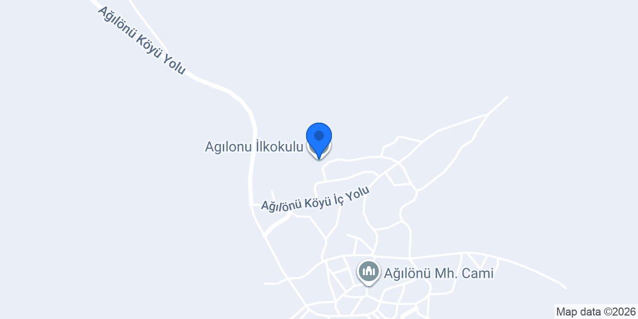 Agılonu İlkokulu konumu