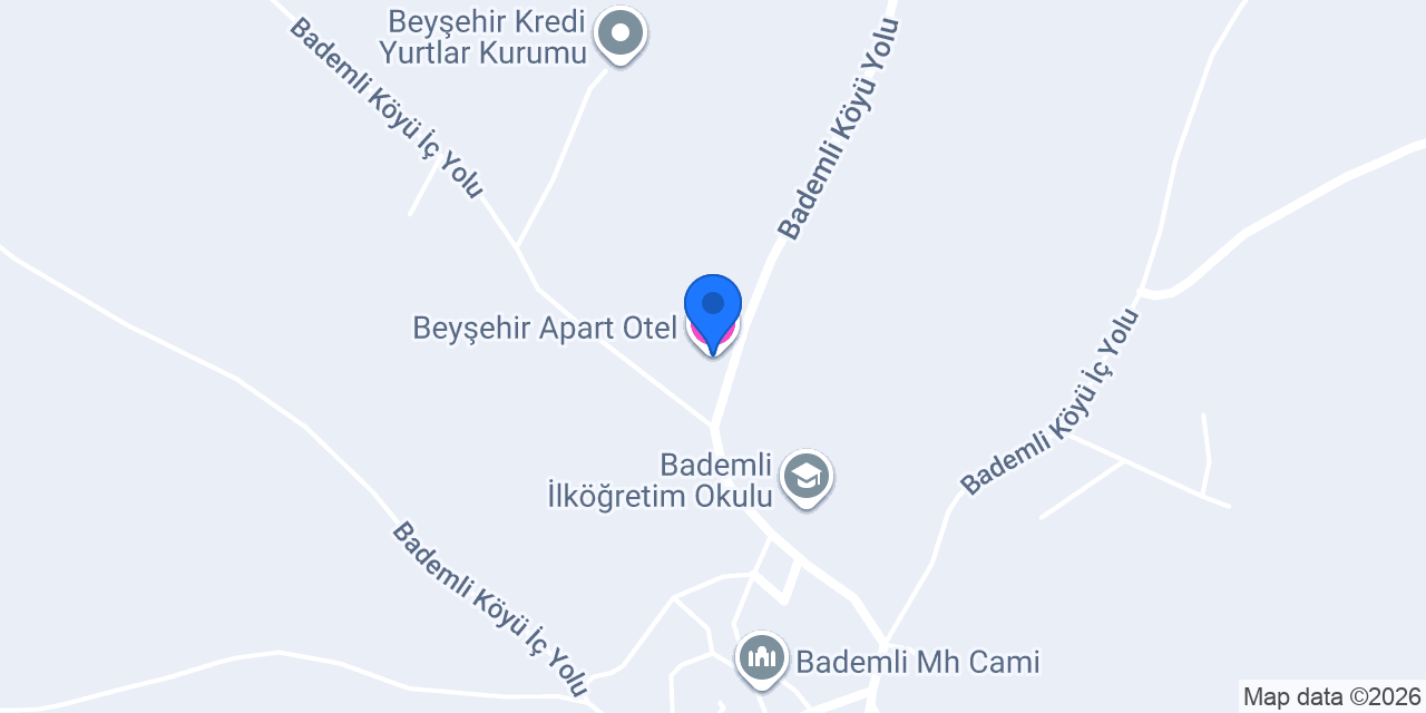 Beyşehir Apart Otel konumu