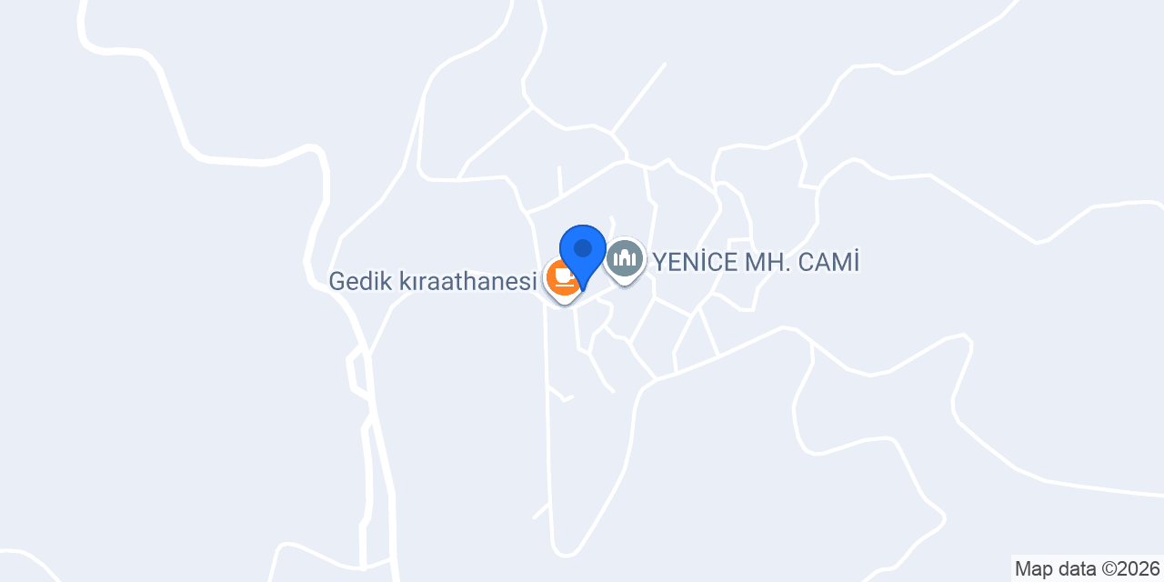 Yenice İlkokulu konumu