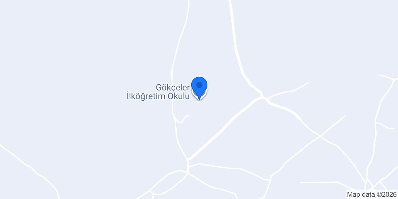 Gökçeler İlköğretim Okulu konumu