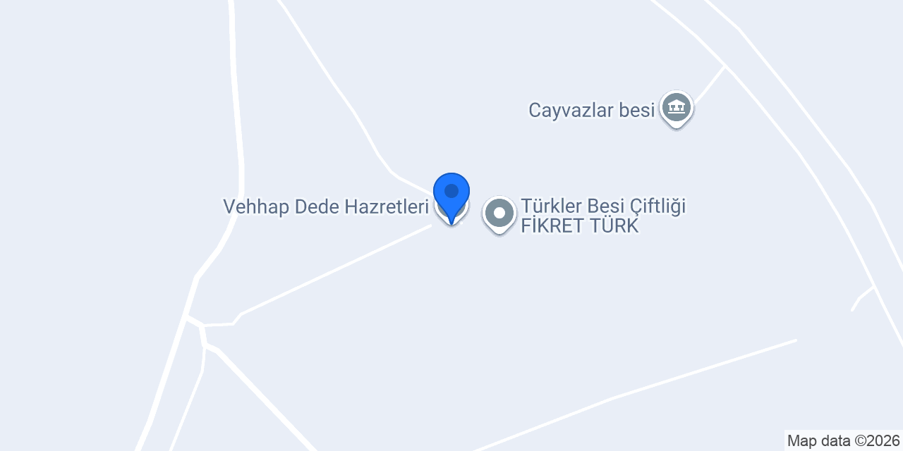 Vehhap Dede Hazretleri konumu