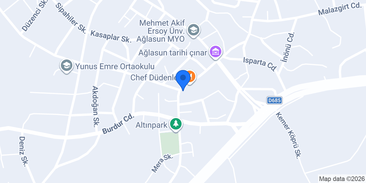 Fısıltı Cafe konumu