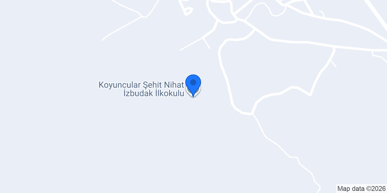 Koyuncular Şehit Nihat İzbudak İlkokulu konumu