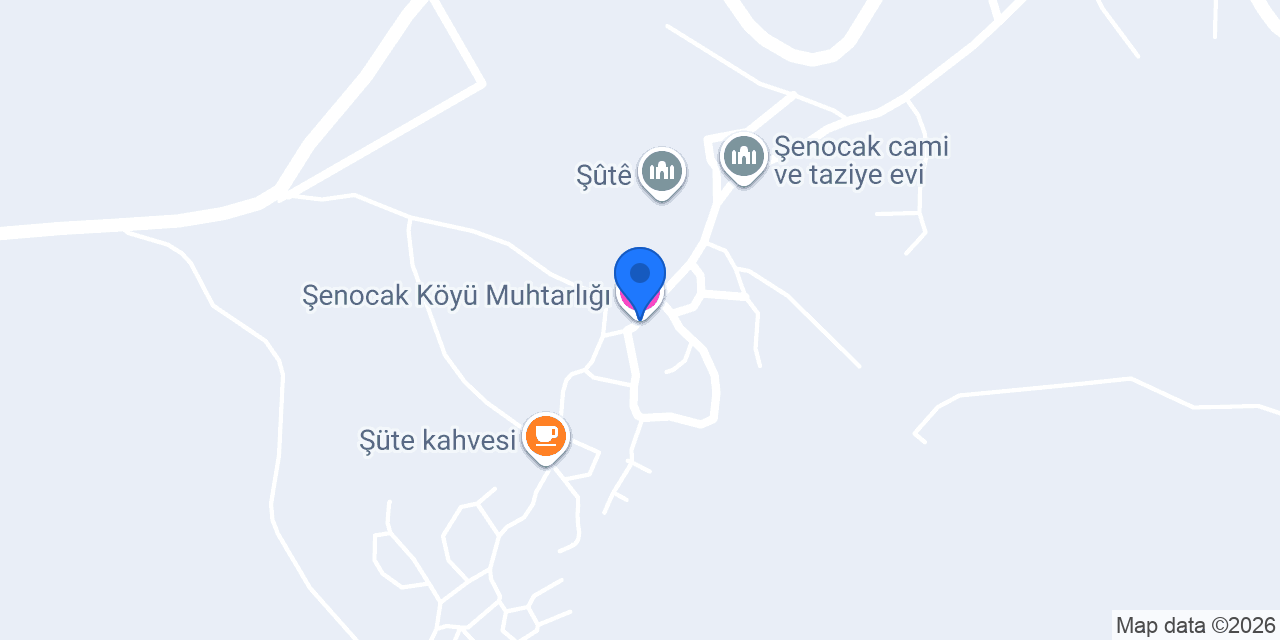 Şenocak Köyü Muhtarlığı konumu