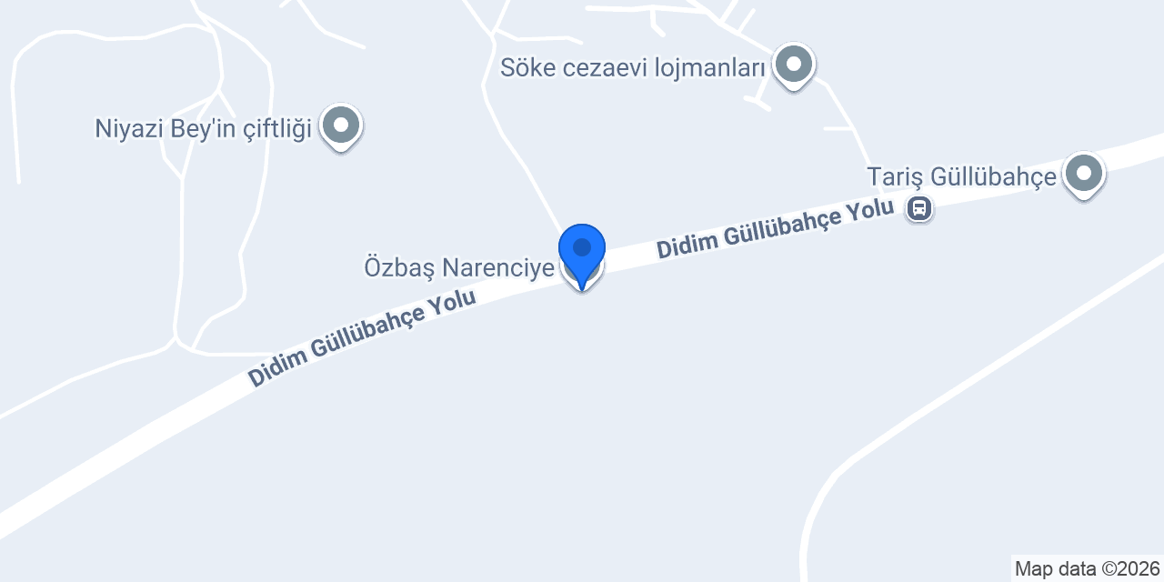 Özbaş Narenciye konumu