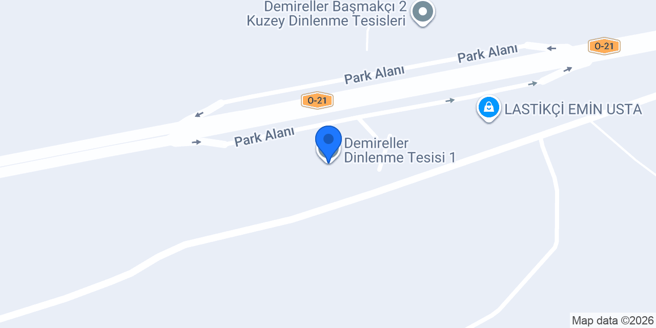 Demireller Dinlenme Tesisi 1 konumu