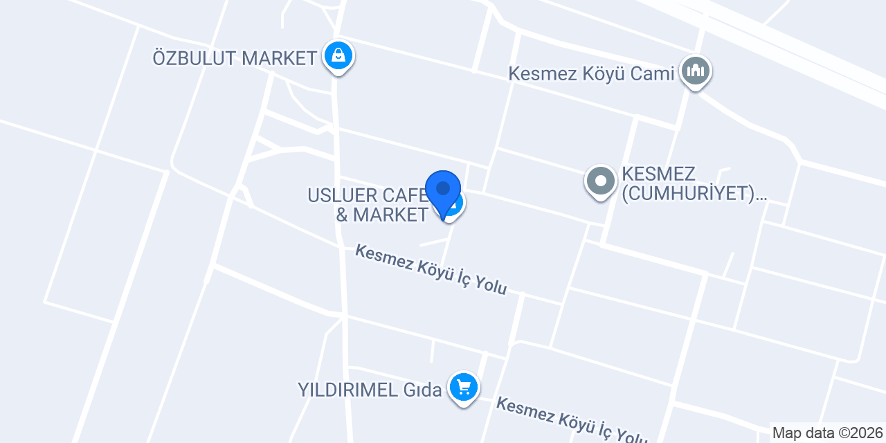 USLUER CAFE & MARKET konumu