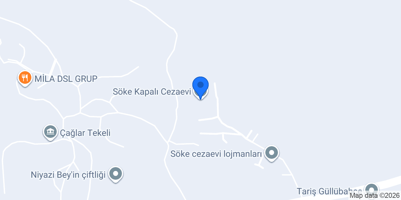 Söke Kapalı Cezaevi konumu