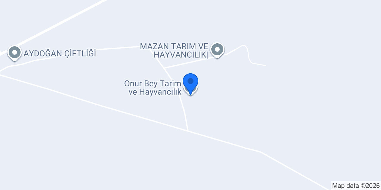 Onur Bey Tarim ve Hayvancılık konumu