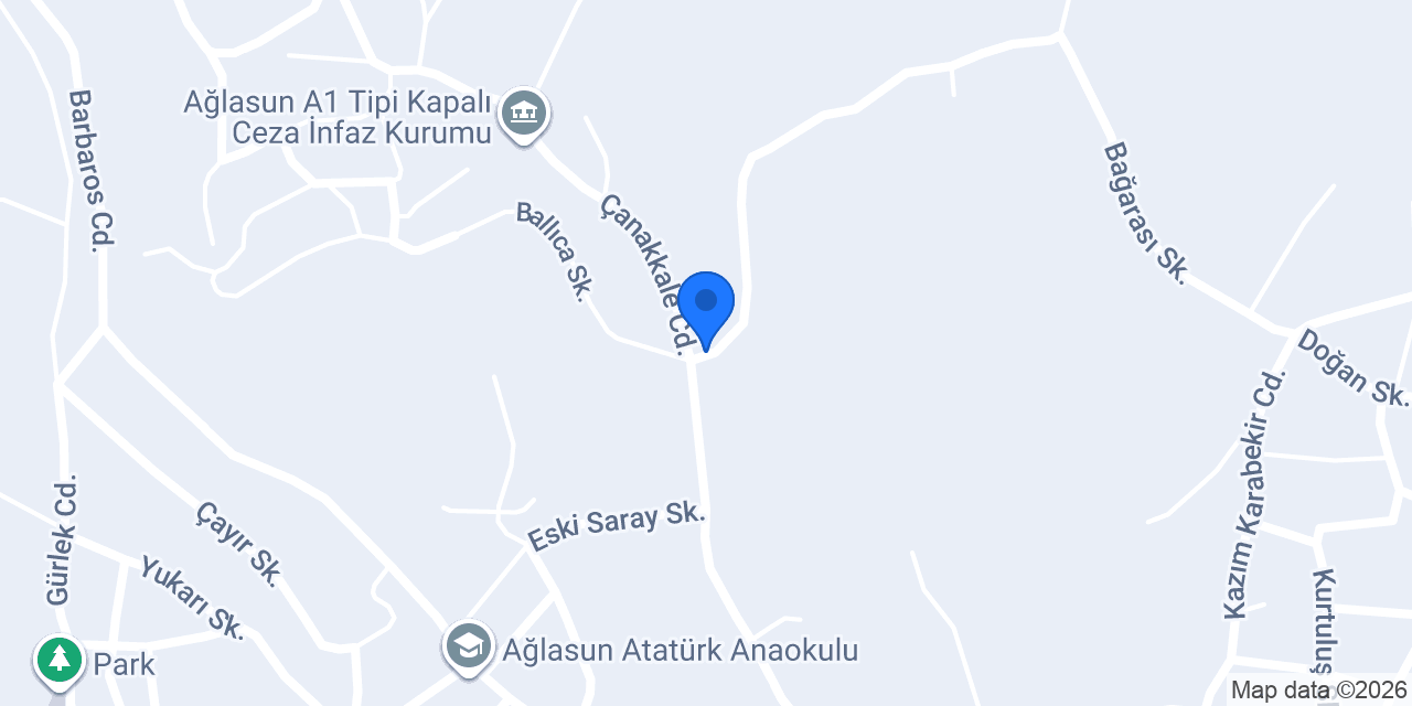 Saraybaşı Erkek Öğrenci Yurdu konumu