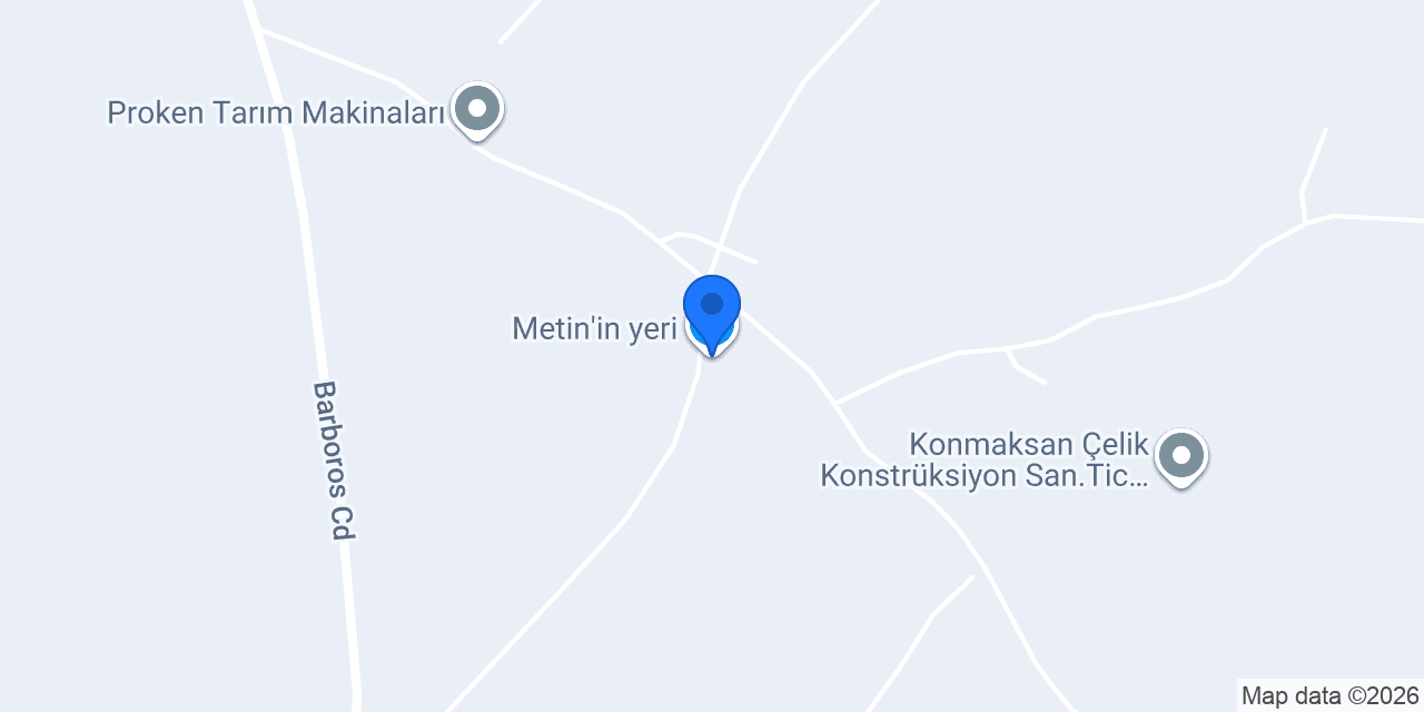 Metin'in yeri konumu