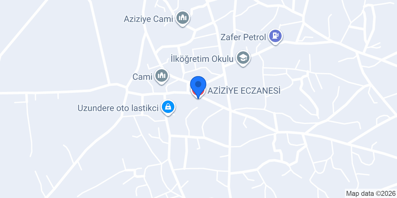 AZİZİYE ECZANESİ konumu