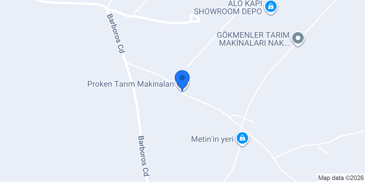 Proken Tarım Makinaları konumu