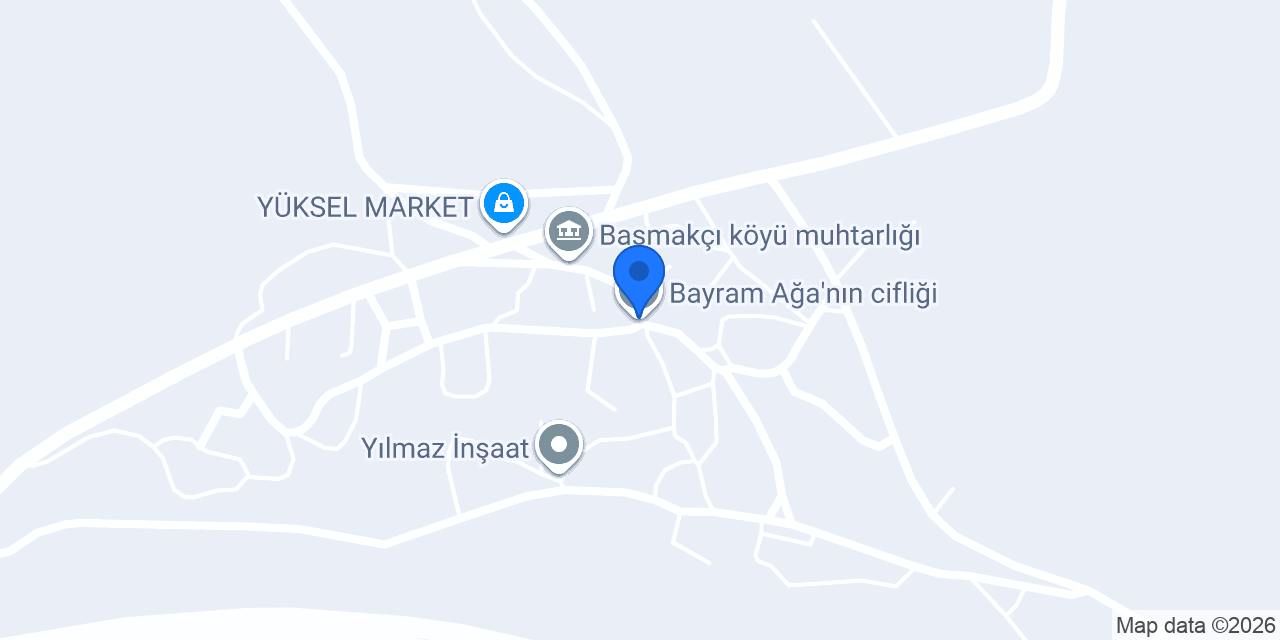 Bayram Ağa'nın cifliği konumu