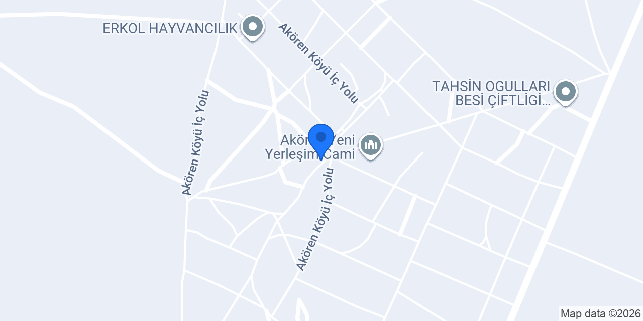 Akören Köyü Muhtarlığı konumu