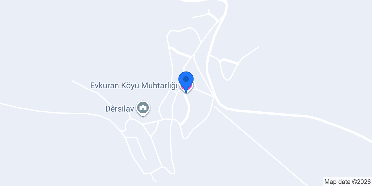 Evkuran Köyü Muhtarlığı konumu