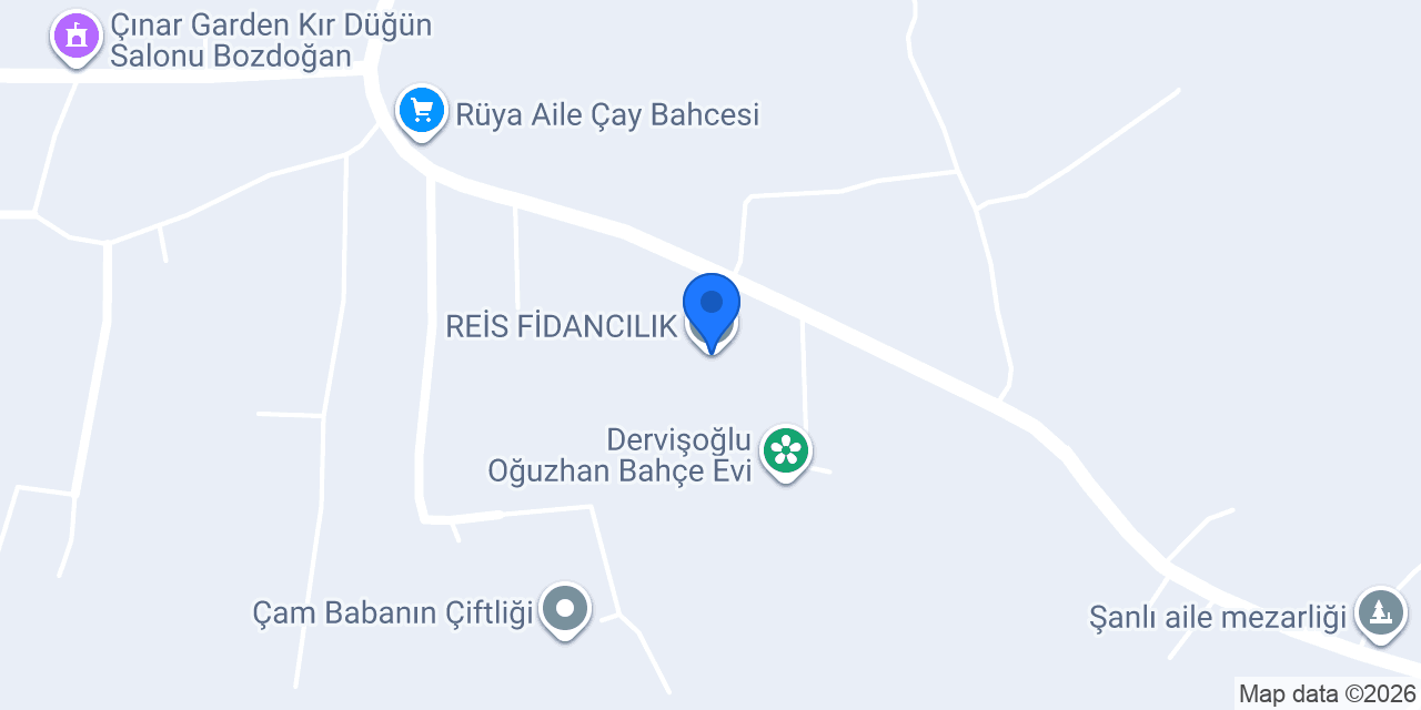 REİS FİDANCILIK konumu