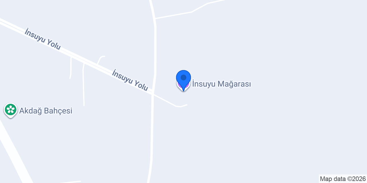 İnsuyu Mağarası konumu