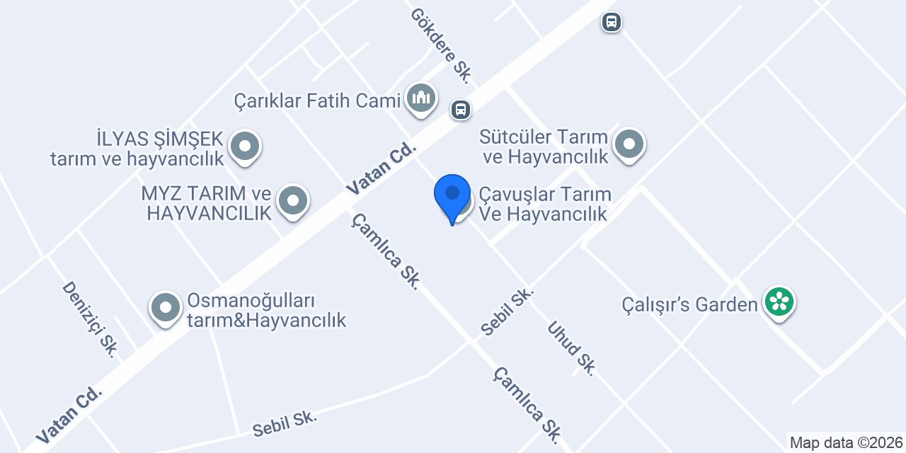 Çavuşlar Tarım Ve Hayvancılık konumu