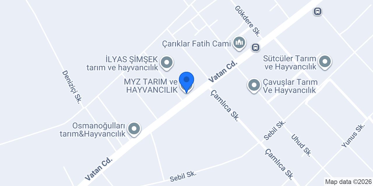 MYZ TARIM ve HAYVANCILIK konumu