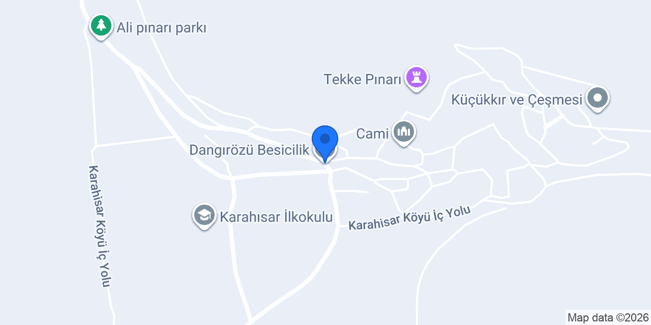 Dangırözü Besicilik konumu