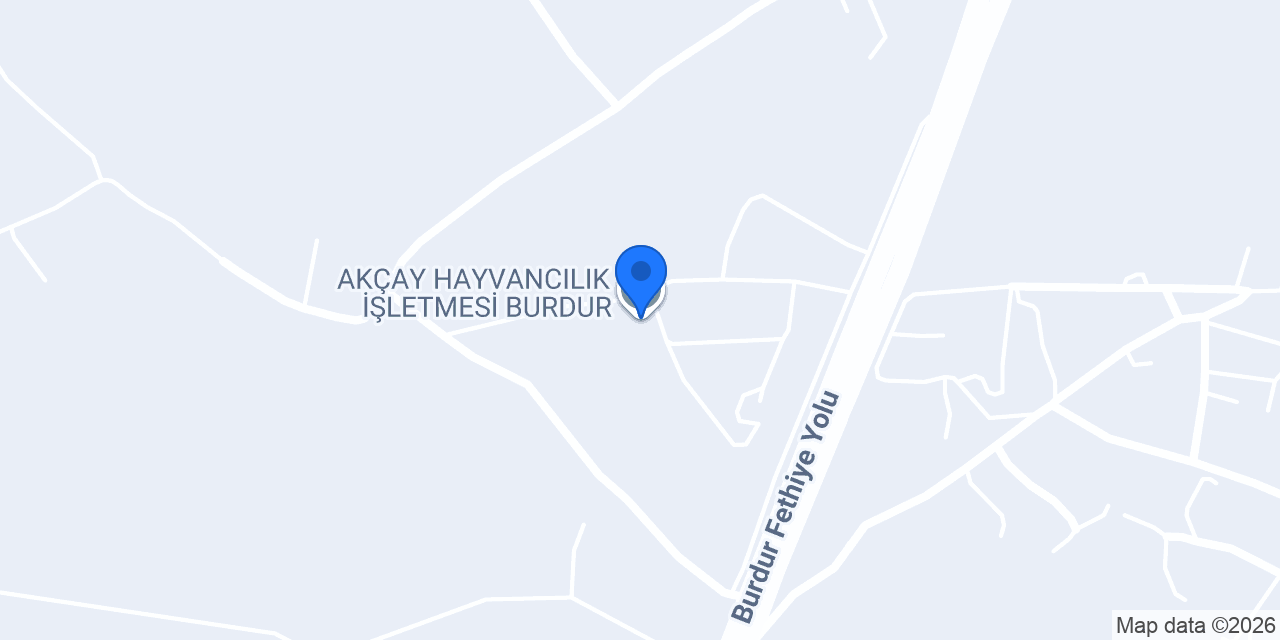 AKÇAY HAYVANCILIK İŞLETMESİ BURDUR konumu