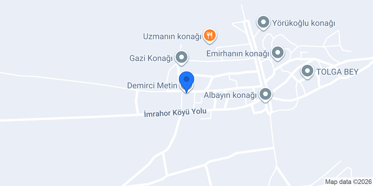 Demirci Metin konumu
