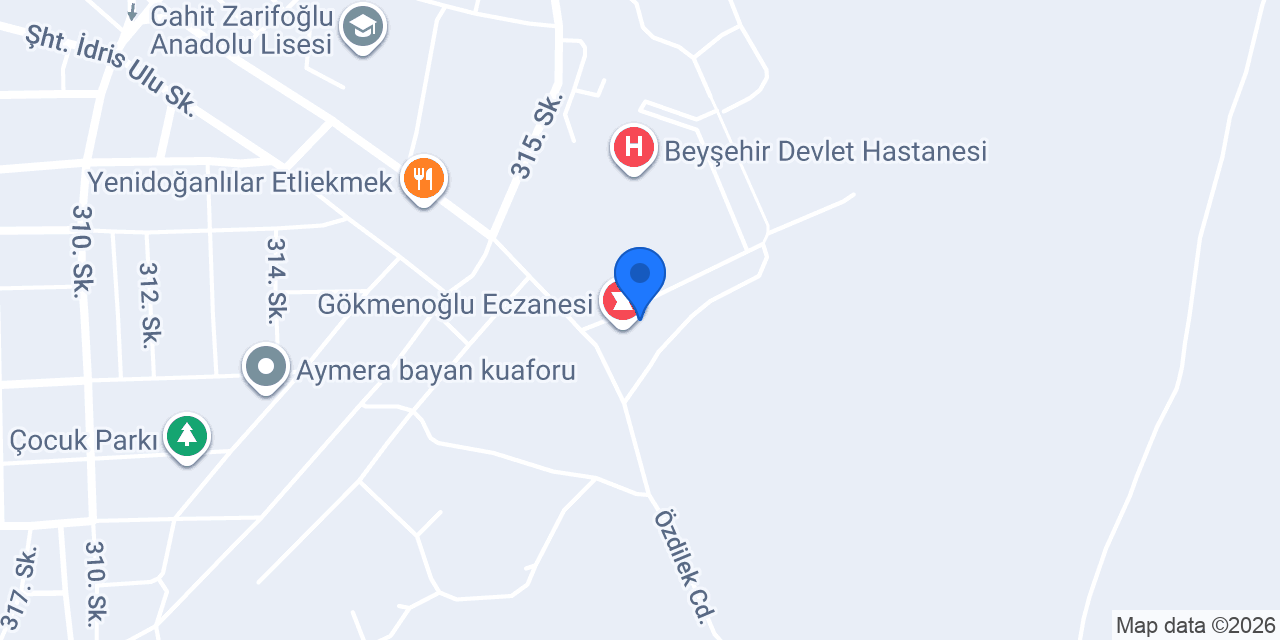 ALTINMADEN ECZANESİ konumu