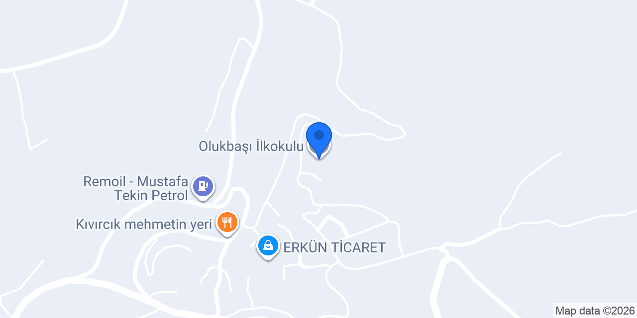 Olukbaşı İlkokulu konumu