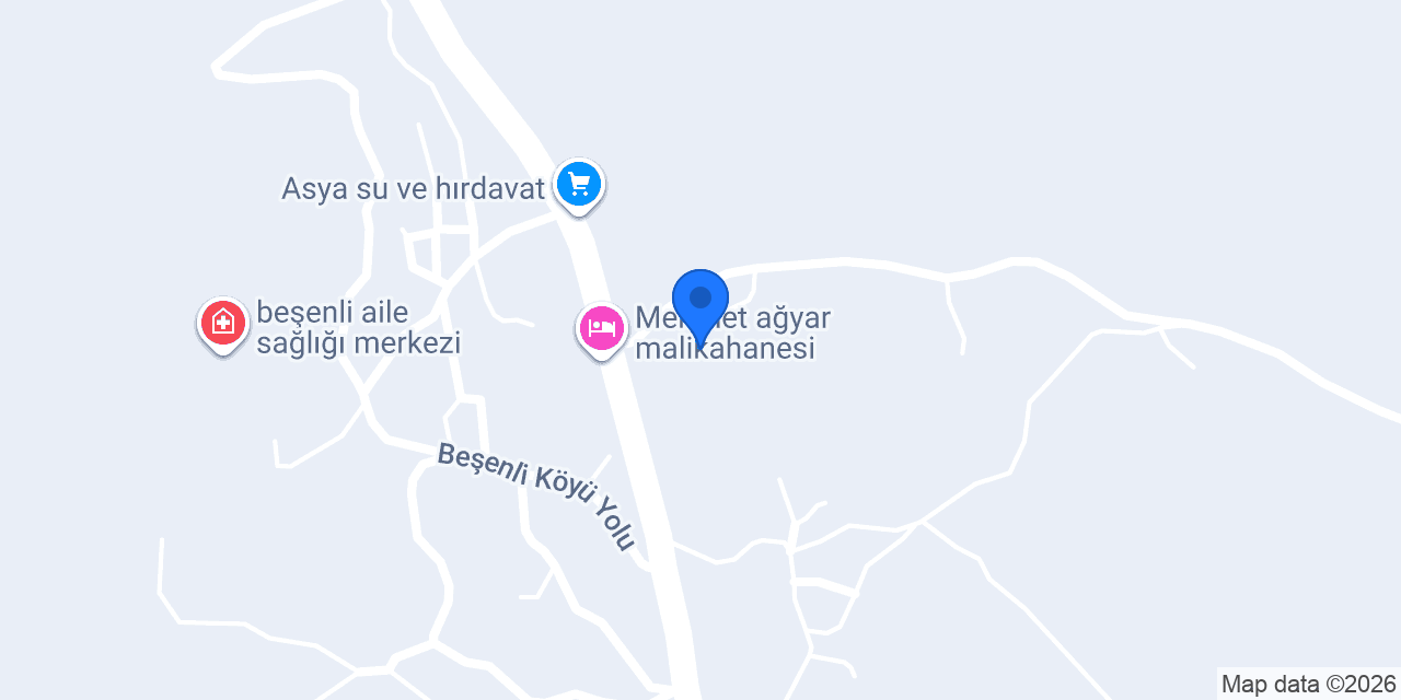 Beşenli Köyü Muhtarlığı konumu