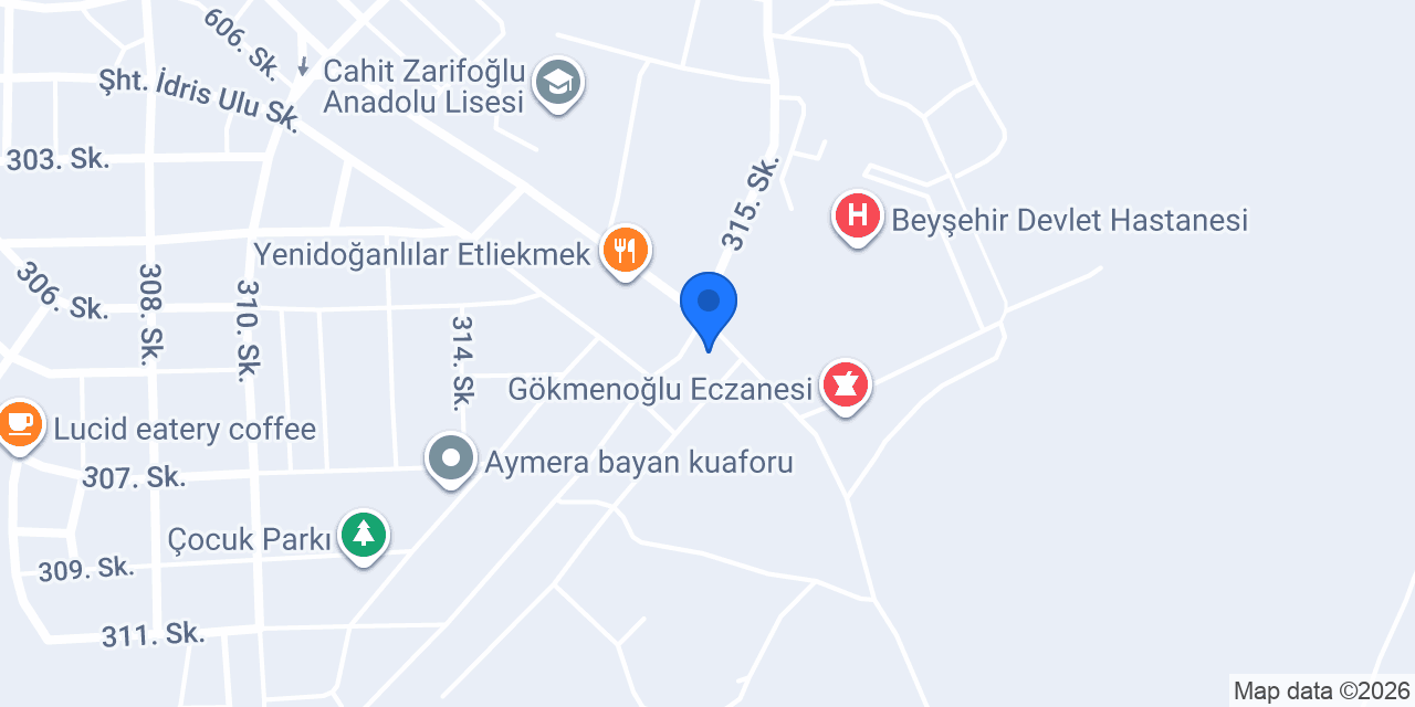 Optik Bey konumu