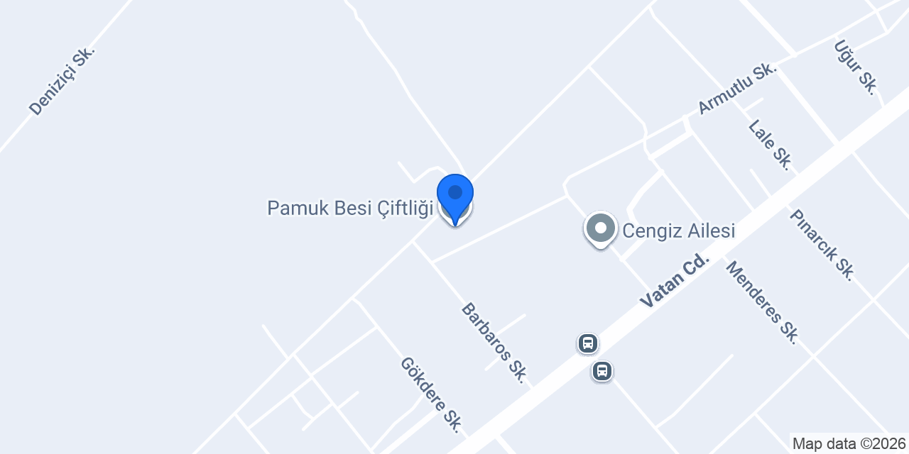 Pamuk Besi Çiftliği konumu
