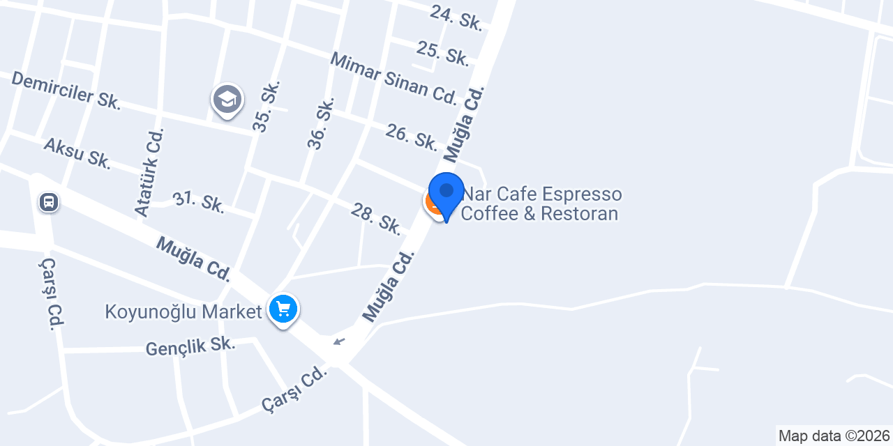 Nar Cafe Espresso Coffee & Restoran konumu