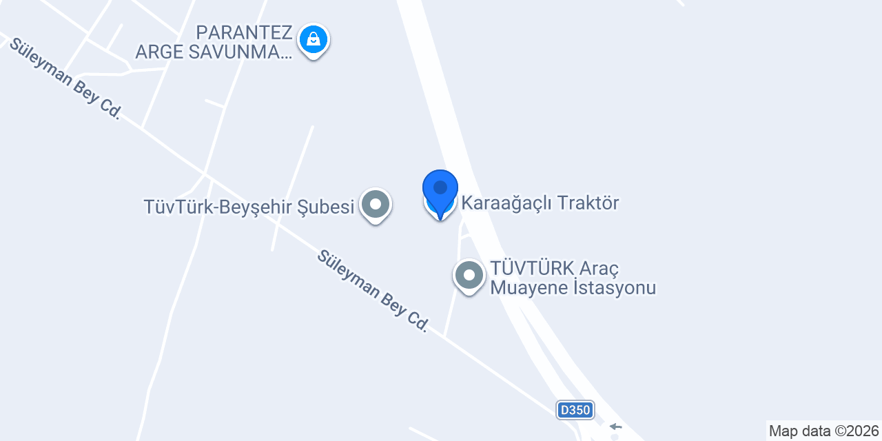 Karaağaçlı Traktör konumu