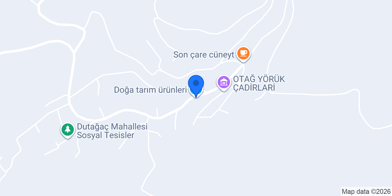 Dutağaç Köyü Muhtarlığı konumu