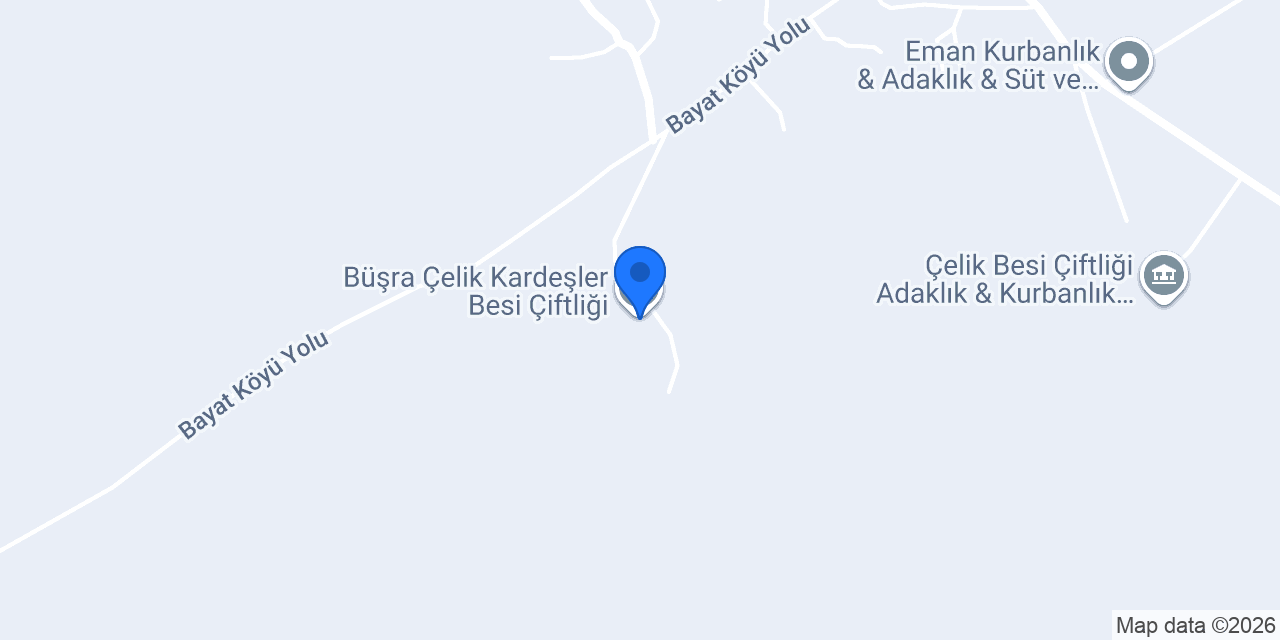 Büşra Çelik Kardeşler Besi Çiftliği konumu